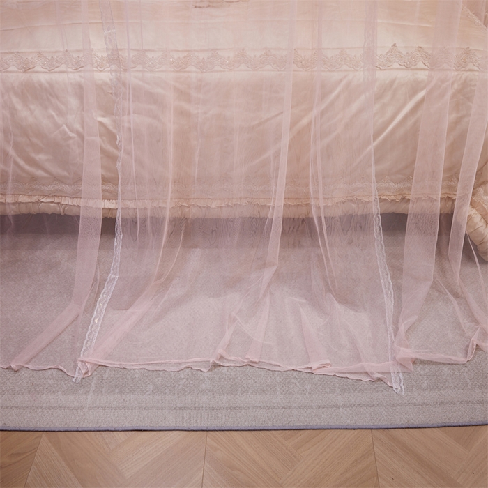 91家纺网 家纺一手货源 找家纺 舞夜盛世 2026新款优雅生活U型钓鱼竿伸缩蚊帐-S-01 S-01-玉色