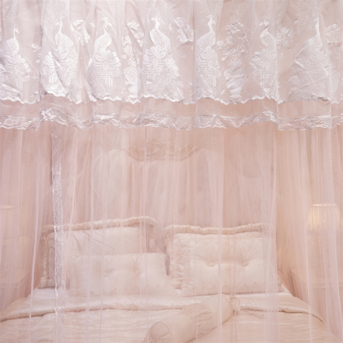 91家纺网 家纺一手货源 找家纺 舞夜盛世 2026新款优雅生活U型钓鱼竿伸缩蚊帐-S-01 S-01-玉色