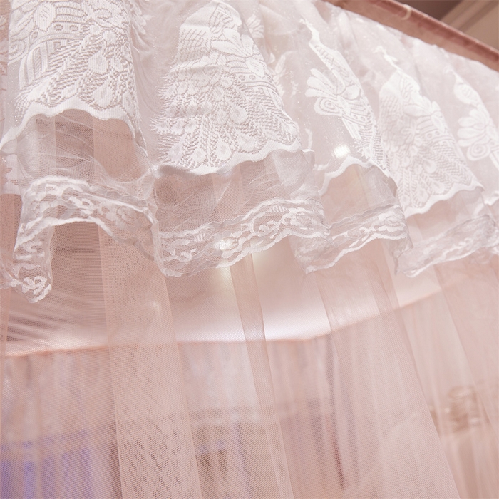 91家纺网 家纺一手货源 找家纺 舞夜盛世 2026新款优雅生活U型钓鱼竿伸缩蚊帐-S-01 S-01-玉色