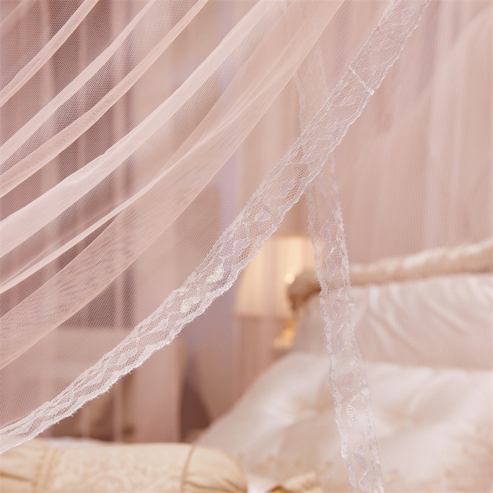 91家纺网 家纺一手货源 找家纺 舞夜盛世 2026新款优雅生活U型钓鱼竿伸缩蚊帐-S-01 S-01-玉色