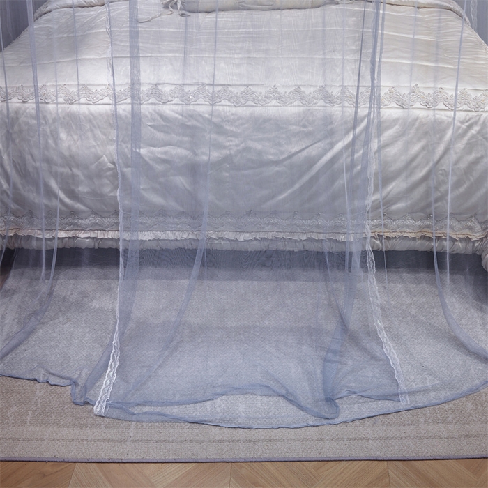 91家纺网 家纺一手货源 找家纺 舞夜盛世 2026新款优雅生活U型钓鱼竿伸缩蚊帐-S-01 S-01-灰色