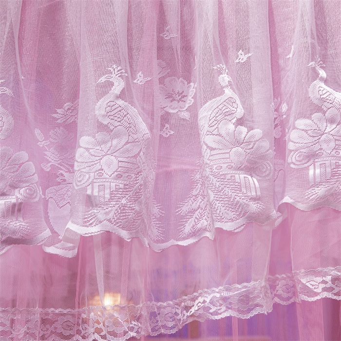 91家纺网 家纺一手货源 找家纺 舞夜盛世 2026新款优雅生活U型钓鱼竿伸缩蚊帐-S-01 S-01-粉色