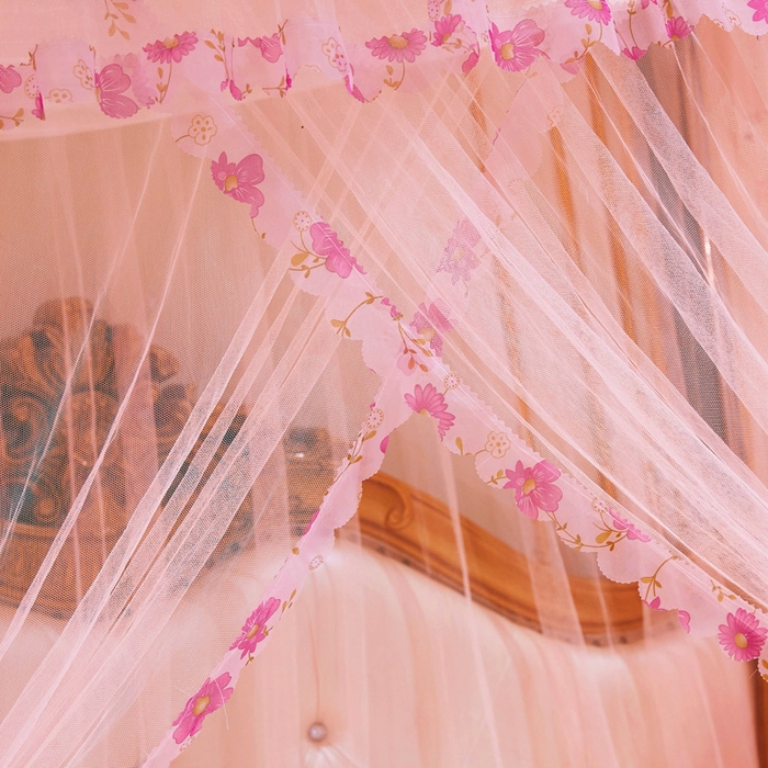 91家纺网 家纺一手货源 找家纺 舞夜盛世 2026新款U型蚊帐伸缩蚊帐落地宫廷蚊帐加厚烤漆支架-全年有货-闭月羞花 闭月羞花-玉色