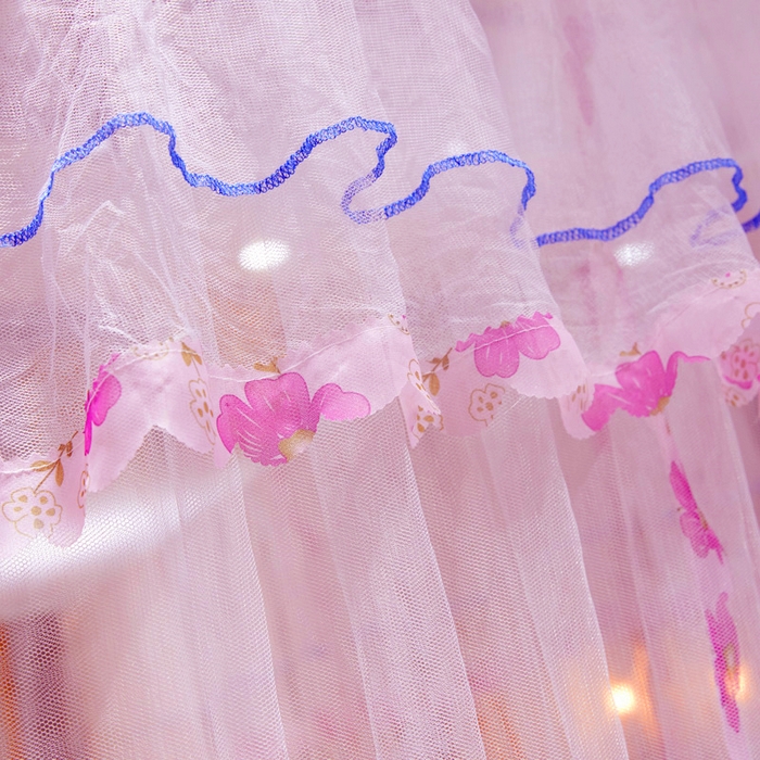 91家纺网 家纺一手货源 找家纺 舞夜盛世 2026新款U型蚊帐伸缩蚊帐落地宫廷蚊帐加厚烤漆支架-全年有货-闭月羞花 闭月羞花-白色