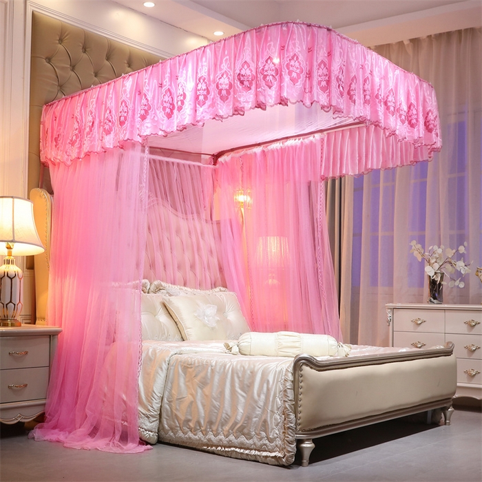 91家纺网 家纺一手货源 找家纺 （总）舞夜盛世 2026新款全新升级欧式导轨宫廷蚊帐-盛世流光