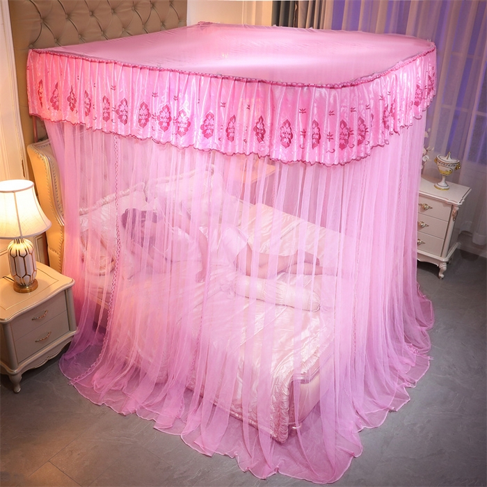 91家纺网 家纺一手货源 找家纺 （总）舞夜盛世 2026新款全新升级欧式导轨宫廷蚊帐-盛世流光