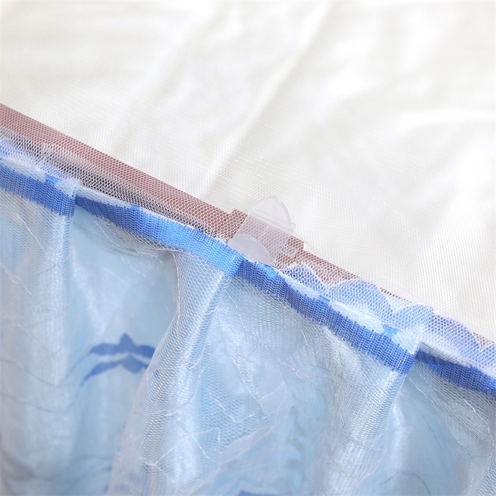 91家纺网 家纺一手货源 找家纺 舞夜盛世 2026新款全新升级欧式导轨宫廷蚊帐-盛世流光 盛世流光-蓝