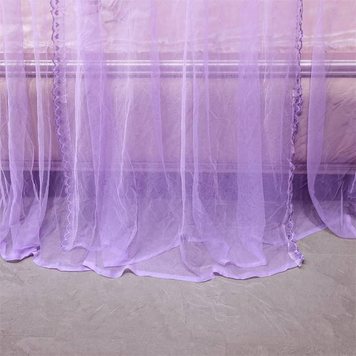 91家纺网 家纺一手货源 找家纺 舞夜盛世 2026新款全新升级欧式导轨宫廷蚊帐-盛世流光 盛世流光-紫
