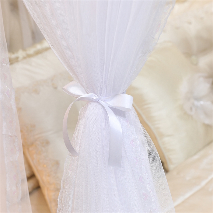 91家纺网 家纺一手货源 找家纺 舞夜盛世 2026新款全新升级欧式导轨宫廷蚊帐-盛世流光 盛世流光-蓝