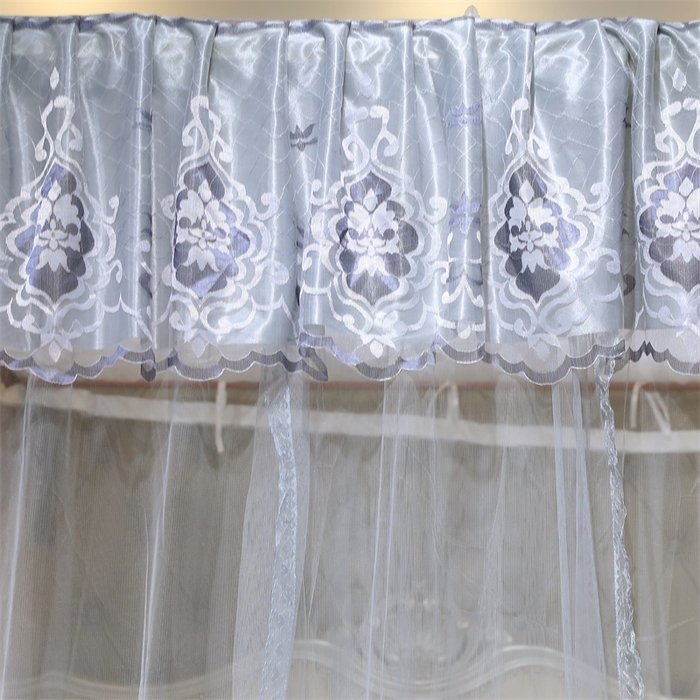 91家纺网 家纺一手货源 找家纺 舞夜盛世 2026新款全新升级欧式导轨宫廷蚊帐-盛世流光 盛世流光-灰