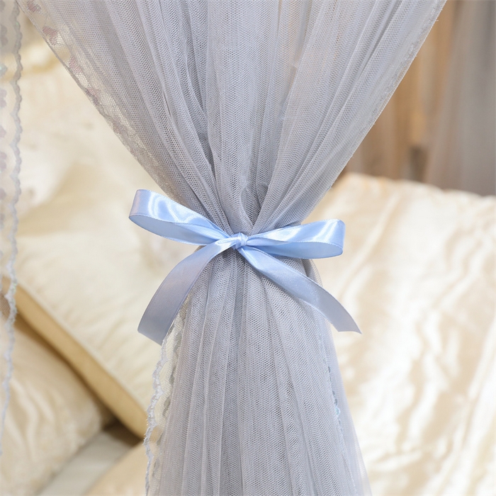 91家纺网 家纺一手货源 找家纺 舞夜盛世 2026新款全新升级欧式导轨宫廷蚊帐-盛世流光 盛世流光-灰