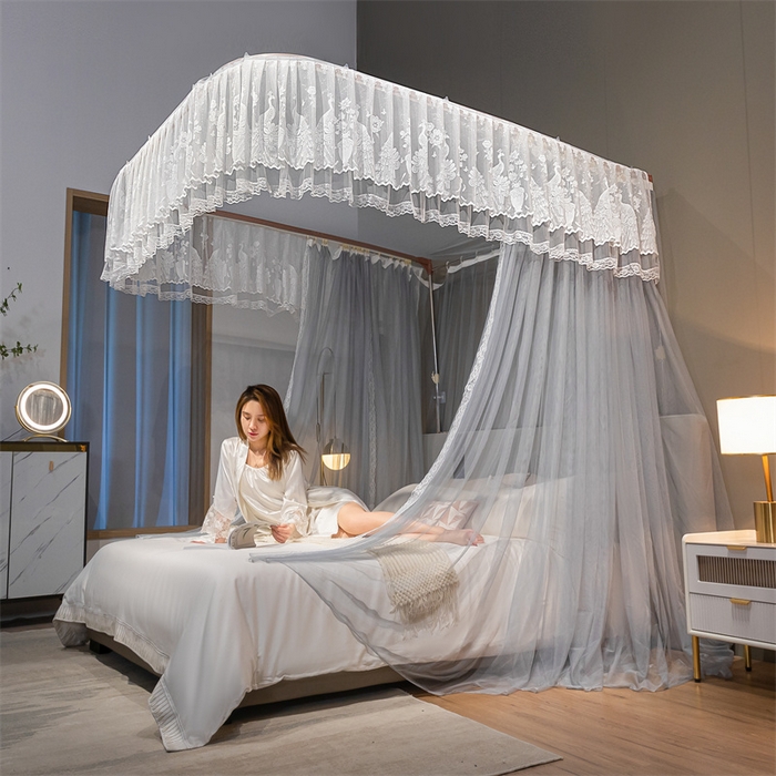 （总）舞夜盛世 2026新款镜花水月轨道蚊帐系列--图二