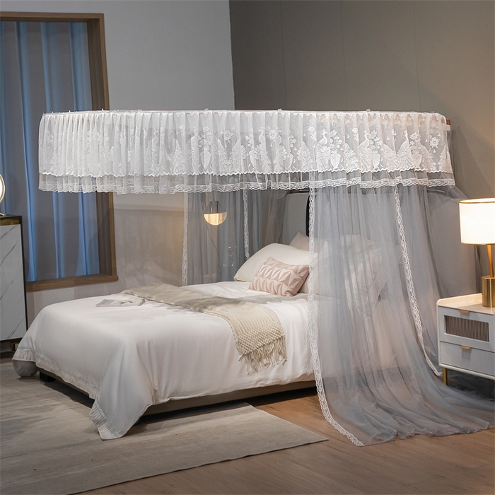 91家纺网 家纺一手货源 找家纺 （总）舞夜盛世 2026新款镜花水月轨道蚊帐系列--图二