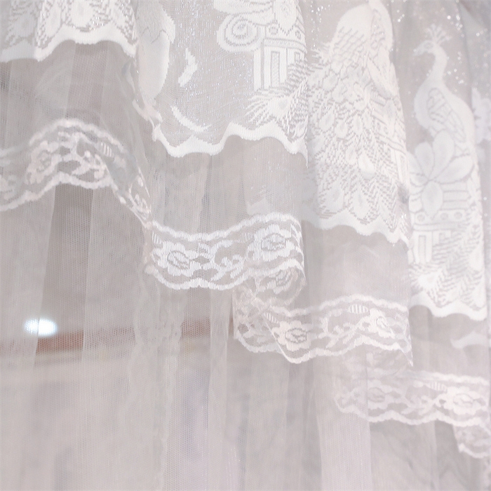 91家纺网 家纺一手货源 找家纺 舞夜盛世 2026新款镜花水月轨道蚊帐系列--图一 镜花水月-奶油白