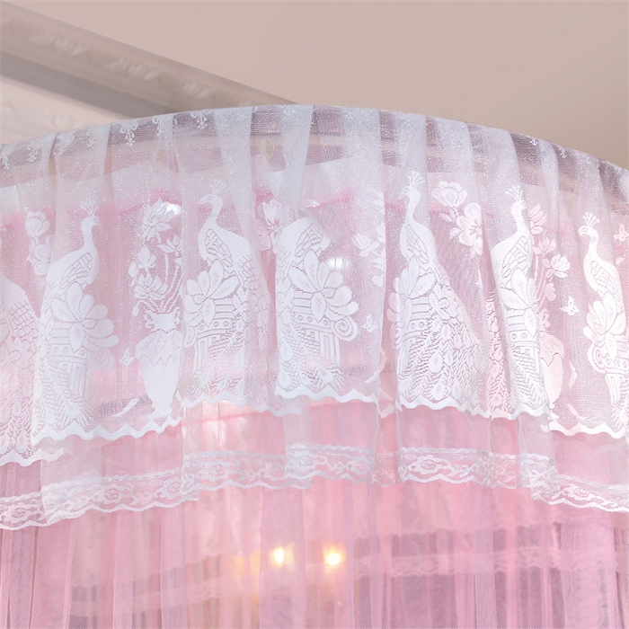 91家纺网 家纺一手货源 找家纺 舞夜盛世 2026新款镜花水月轨道蚊帐系列--图一 镜花水月-蜜桃粉