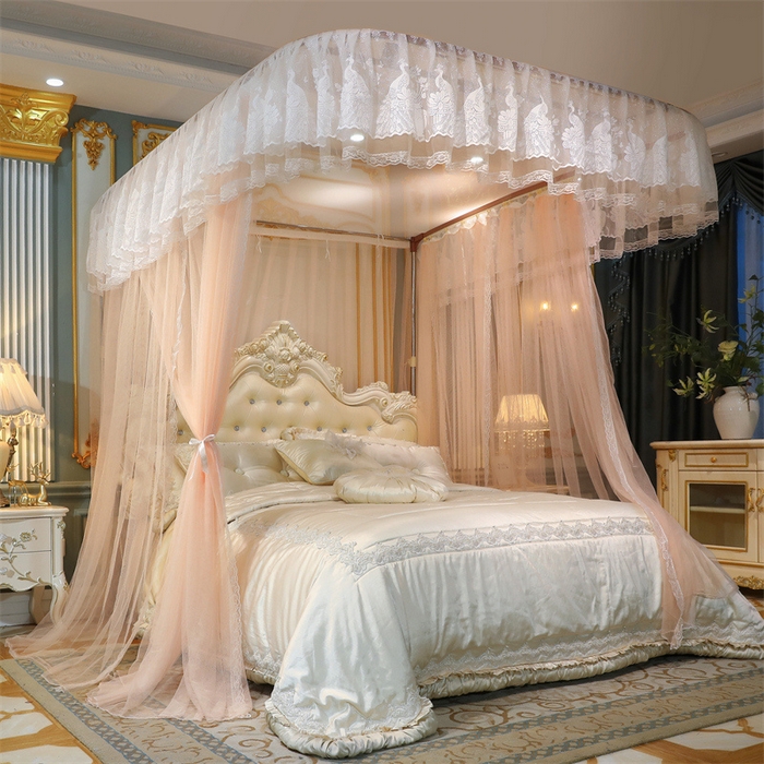 91家纺网 家纺一手货源 找家纺 舞夜盛世 2026新款镜花水月轨道蚊帐系列--图一 镜花水月-樱花玉