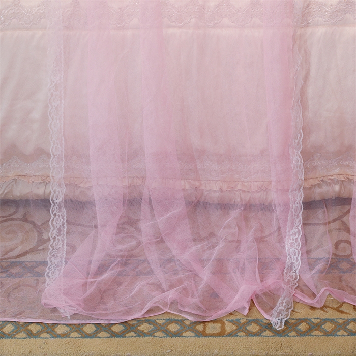 91家纺网 家纺一手货源 找家纺 舞夜盛世 2026新款镜花水月轨道蚊帐系列--图一 镜花水月-蜜桃粉