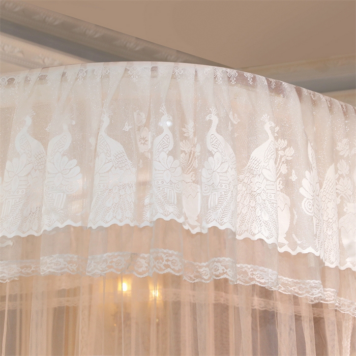 91家纺网 家纺一手货源 找家纺 舞夜盛世 2026新款镜花水月轨道蚊帐系列--图一 镜花水月-樱花玉