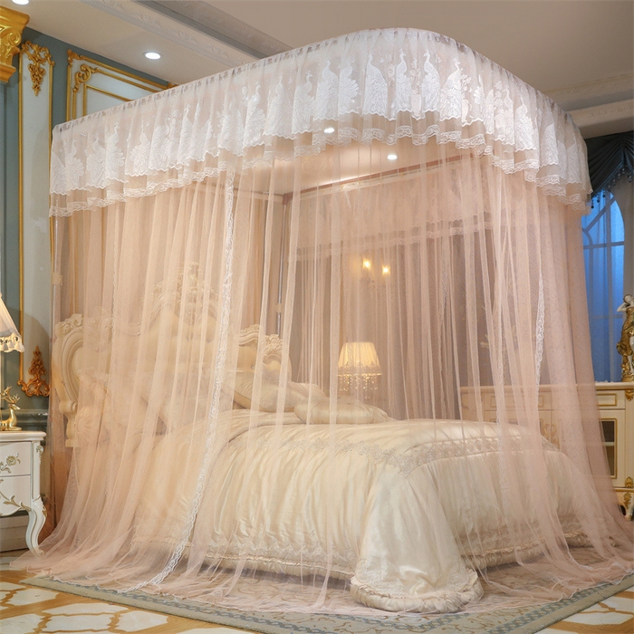 91家纺网 家纺一手货源 找家纺 舞夜盛世 2026新款镜花水月轨道蚊帐系列--图一 镜花水月-樱花玉