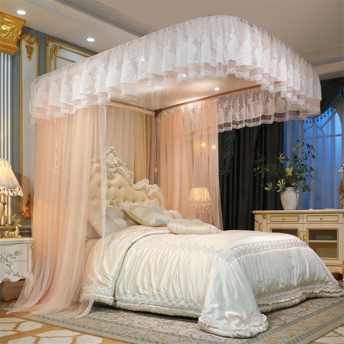 91家纺网 家纺一手货源 找家纺 舞夜盛世 2026新款镜花水月轨道蚊帐系列--图一 镜花水月-樱花玉