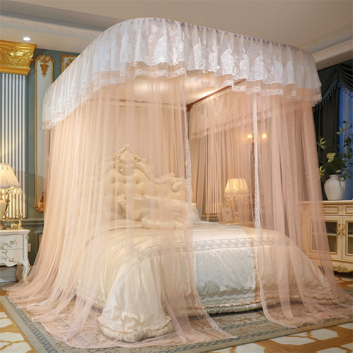 91家纺网 家纺一手货源 找家纺 舞夜盛世 2026新款镜花水月轨道蚊帐系列--图一 镜花水月-樱花玉