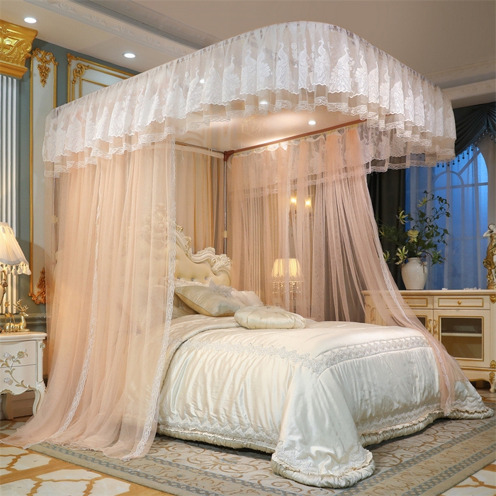 91家纺网 家纺一手货源 找家纺 舞夜盛世 2026新款镜花水月轨道蚊帐系列--图一 镜花水月-樱花玉