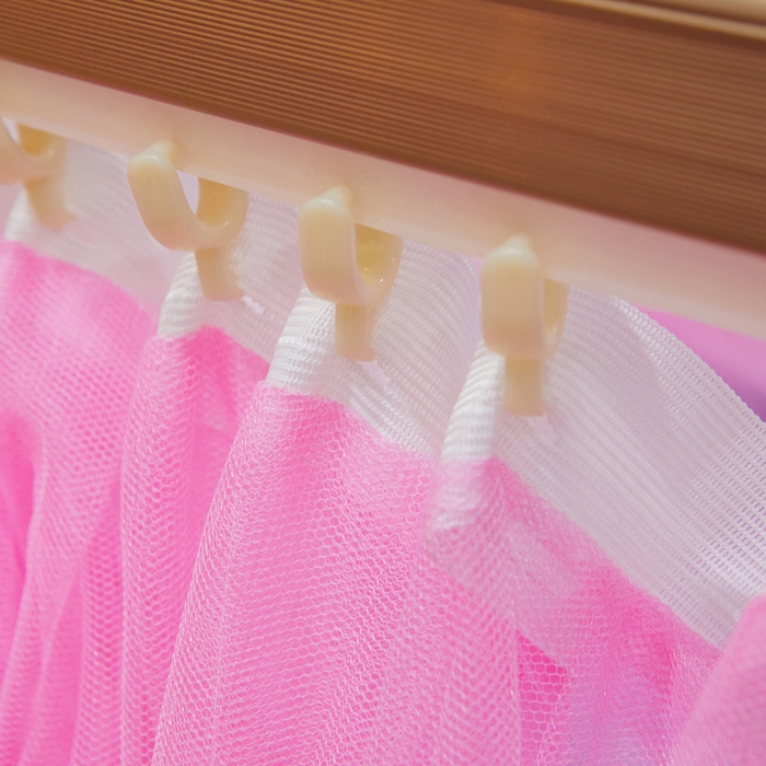 91家纺网 家纺一手货源 找家纺 （总）舞夜盛世 2026新款u型拉幕导轨蚊帐轨道蚊帐落地宫廷蚊帐—风华正茂