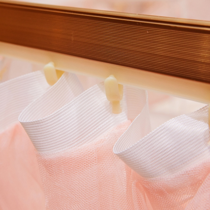 91家纺网 家纺一手货源 找家纺 舞夜盛世 2026新款u型拉幕导轨蚊帐轨道蚊帐落地宫廷蚊帐—风华正茂 风华正茂-玉色