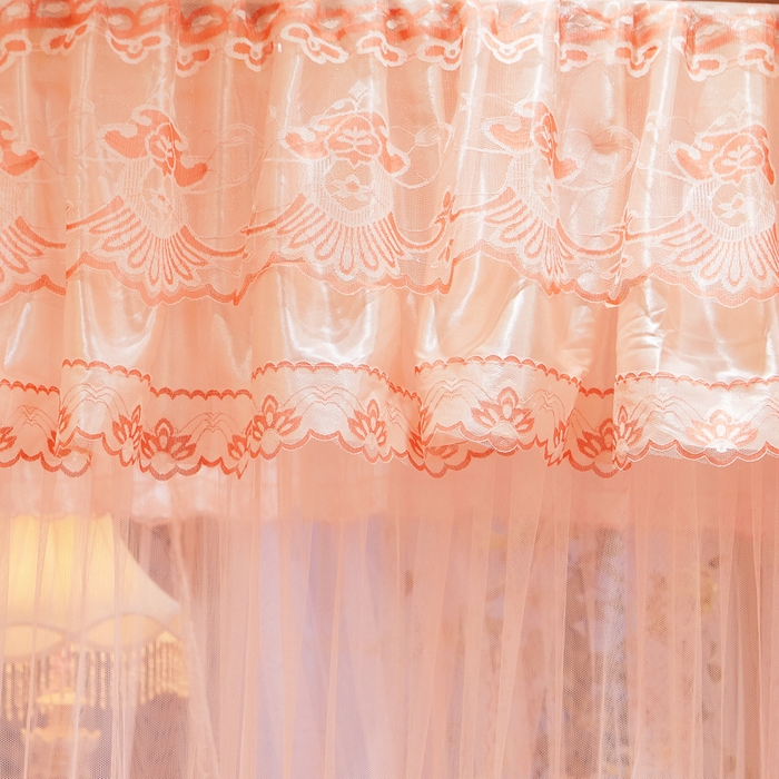 91家纺网 家纺一手货源 找家纺 舞夜盛世 2026新款u型拉幕导轨蚊帐轨道蚊帐落地宫廷蚊帐—风华正茂 风华正茂-玉色