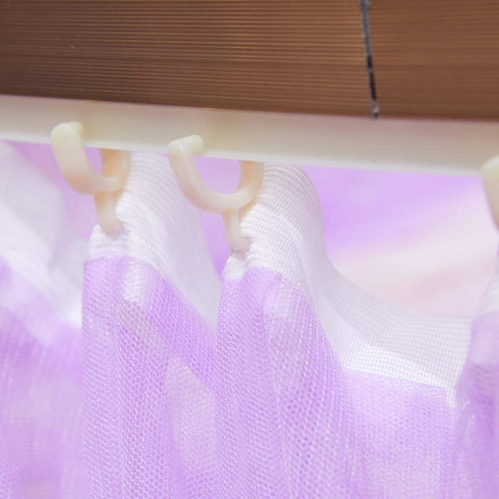 91家纺网 家纺一手货源 找家纺 舞夜盛世 2026新款u型拉幕导轨蚊帐轨道蚊帐落地宫廷蚊帐—风华正茂 风华正茂-紫色