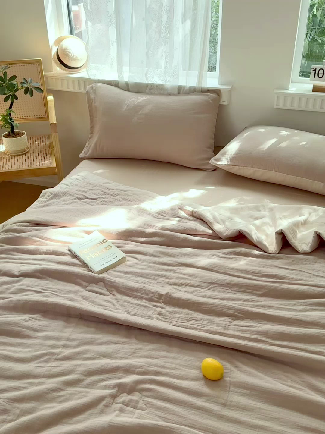 91家纺网 家纺一手货源 找家纺 雯雨家纺 2026新款里外全棉皱皱纱棉花夏被夏凉被空调被 全棉皱皱纱-米褐色