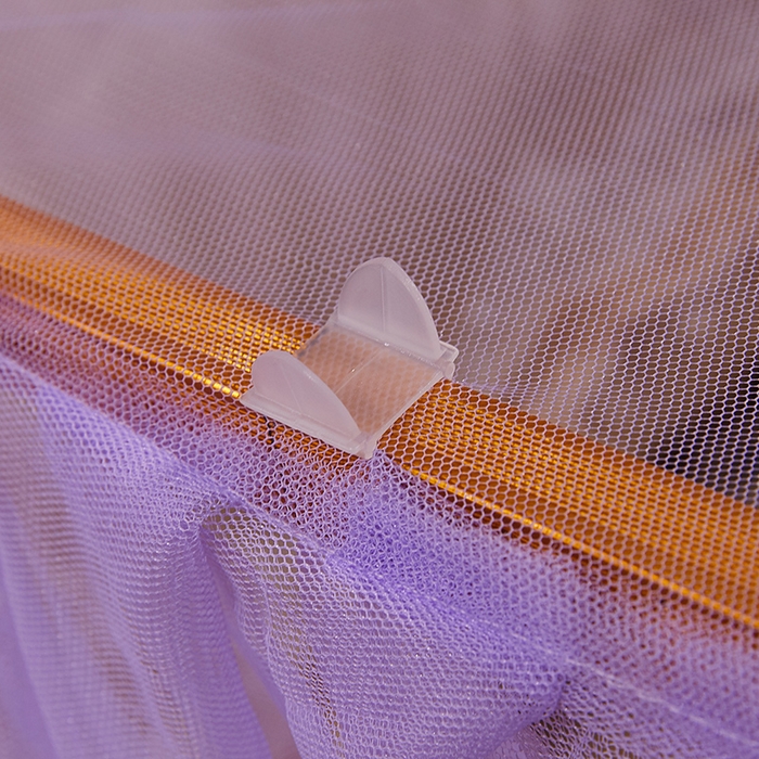 91家纺网 家纺一手货源 找家纺 舞夜盛世 2026新款u型拉幕导轨蚊帐轨道蚊帐落地宫廷蚊帐—春暖花开 春暖花开-紫色