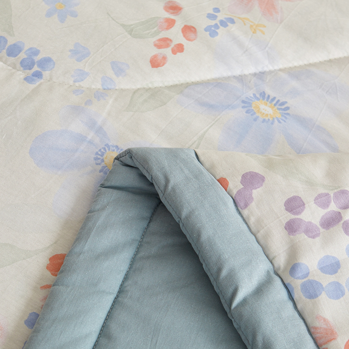 91家纺网 家纺一手货源 找家纺 A类里外全棉12868夏凉被100%新疆棉纯棉全棉填充印花款空调被夏被 全棉印花 茉屿