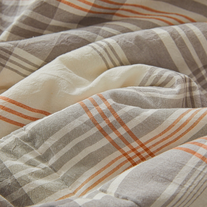 91家纺网 家纺一手货源 找家纺 猎鹿人家纺 2026新款A类水洗棉新疆棉花夏被 被子被芯 夏日芳华灰