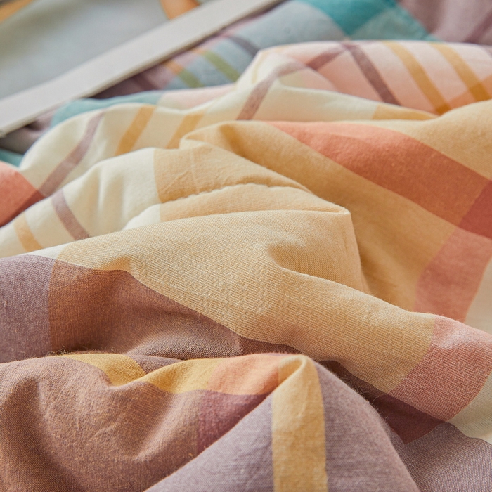 91家纺网 家纺一手货源 找家纺 猎鹿人家纺 2026新款A类水洗棉新疆棉花夏被 被子被芯 旭日