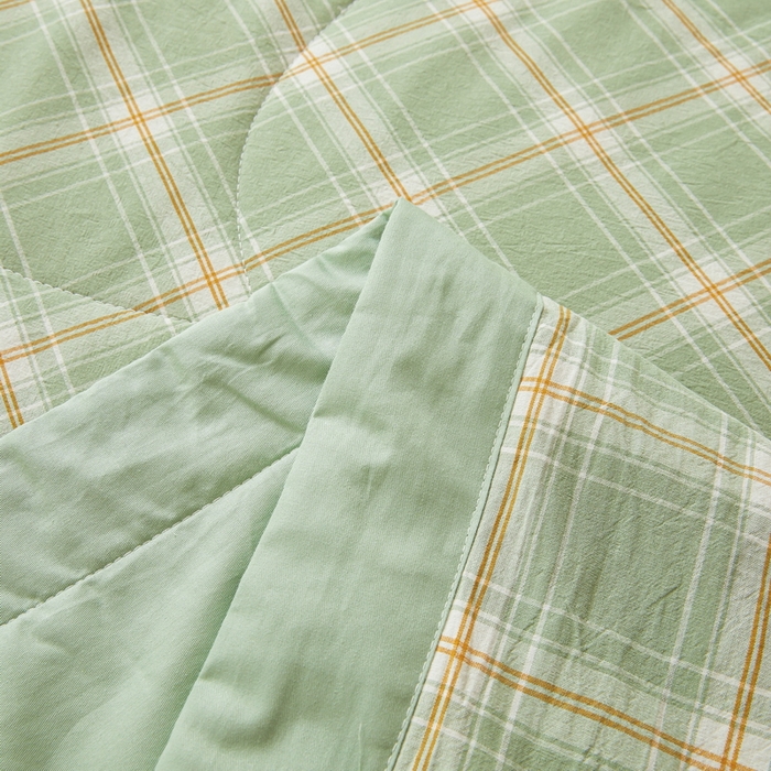 91家纺网 家纺一手货源 找家纺 猎鹿人家纺 2026新款A类水洗棉新疆棉花夏被 被子被芯 橄榄绿