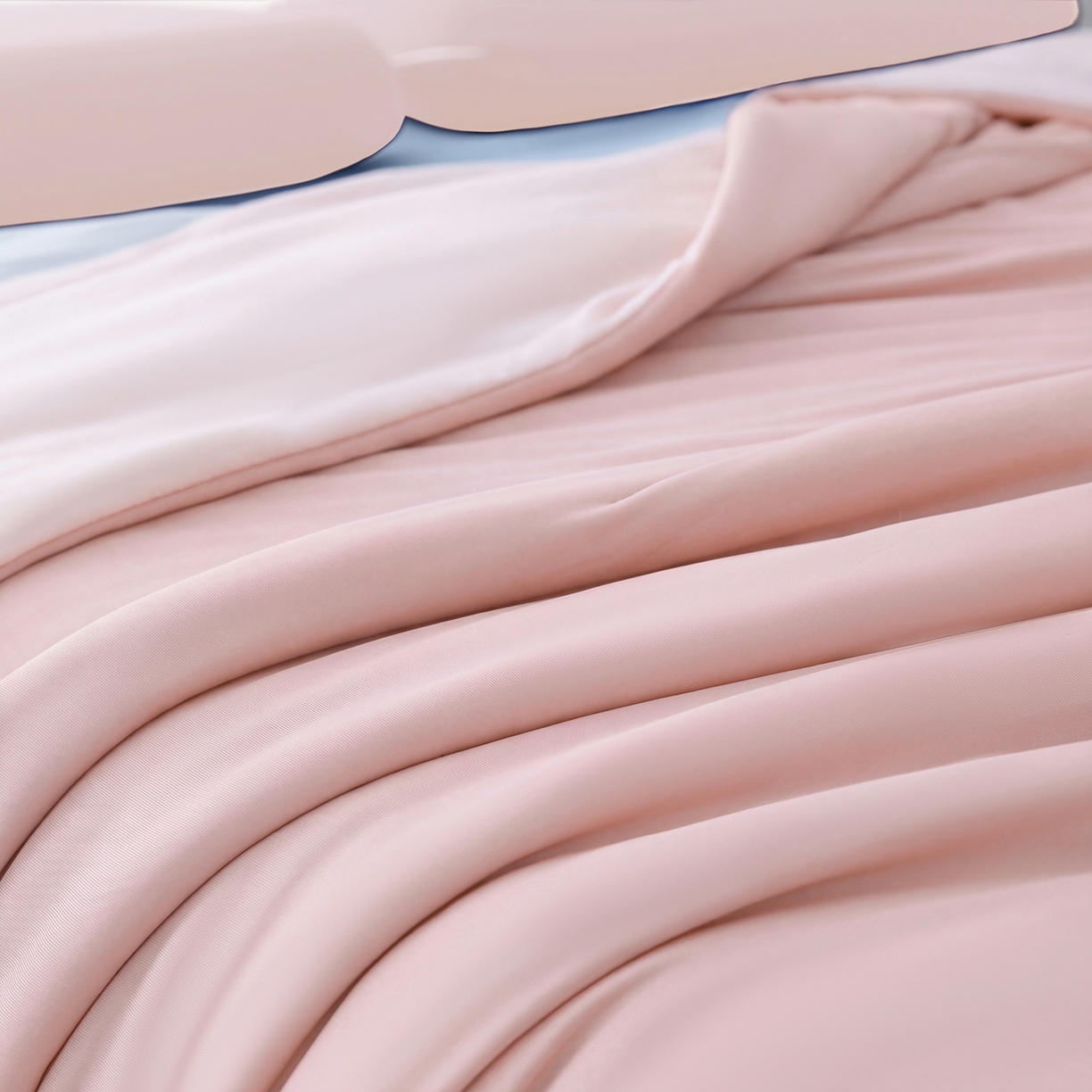 91家纺网 家纺一手货源 找家纺 恒科家纺 2026春夏新款某朵同款质量夏季双感深睡被夏被夏凉被pro3.0（含包装） 柔云粉