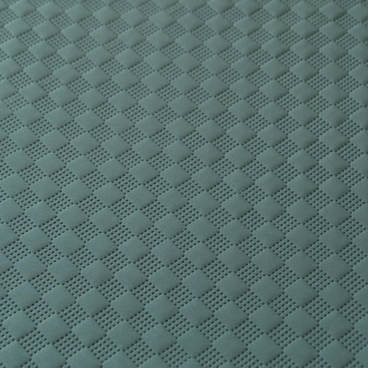 91家纺网 家纺一手货源 找家纺 凌云家纺 2026新款锦纶凉感冰丝席三件套冰格空气席可机洗学生席 冰格空气席-墨绿