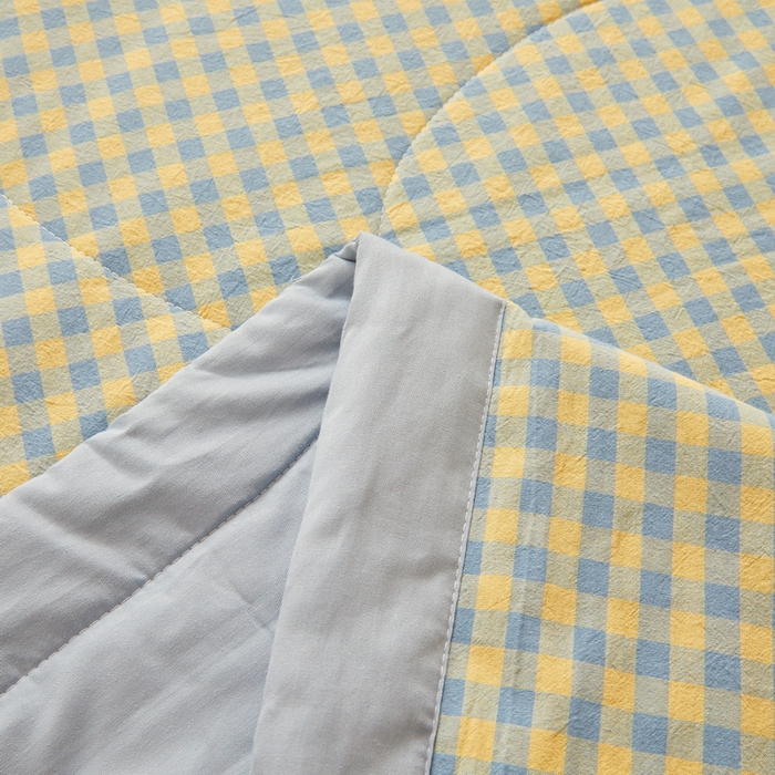 91家纺网 家纺一手货源 找家纺 猎鹿人家纺 2026新款A类水洗棉新疆棉花夏被 被子被芯 清新绿