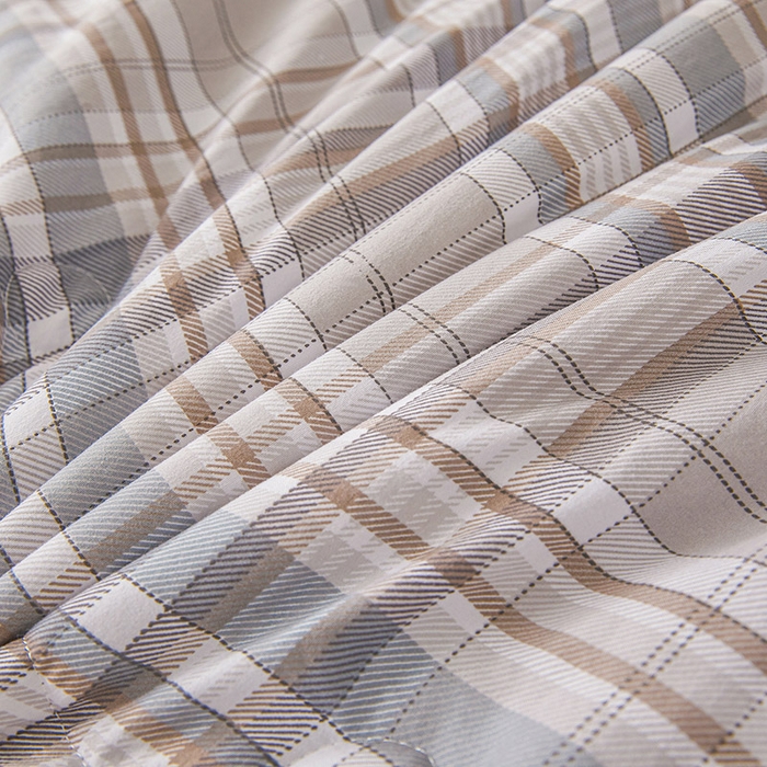 91家纺网 家纺一手货源 找家纺 （总）西域种棉人 2026新款A类新疆棉花夏凉被加宽包边水洗棉无印格子印花吸湿透气棉花夏被空调被