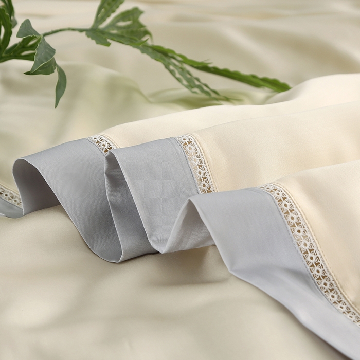 91家纺网 家纺一手货源 找家纺 薇玛仕 2026春夏新款镂空款60天丝莱赛尔蚕丝纯色夏凉被空调被 乳白