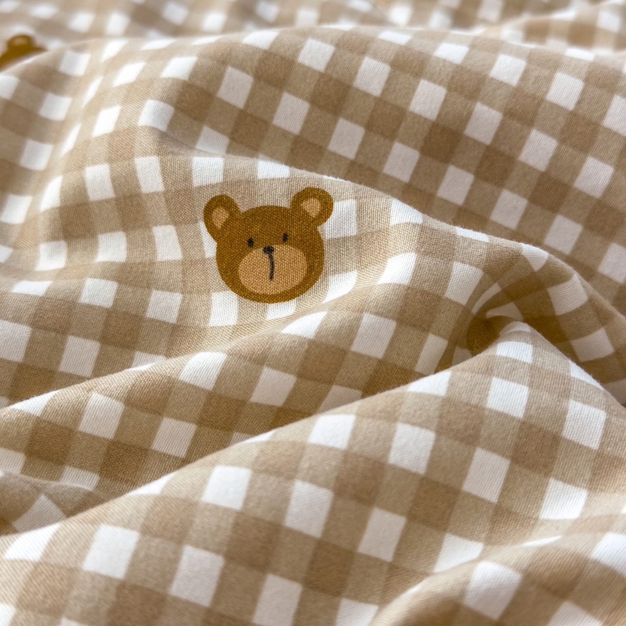 91家纺网 家纺一手货源 找家纺 斯尔顿 2026新款印花夏凉豆豆夏被手工包边被子被芯儿童 呆呆熊