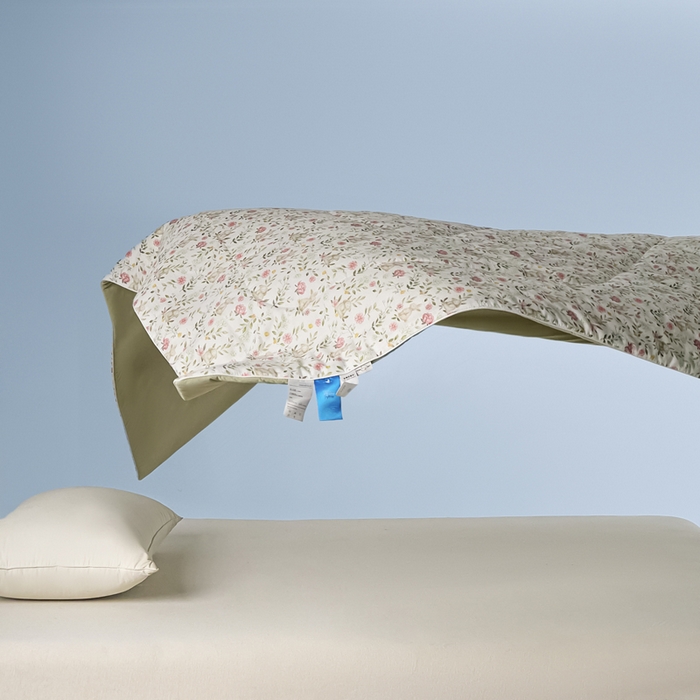 91家纺网 家纺一手货源 找家纺 金昱纺 2026春夏新款A类全棉双层纱棉花单夏被夏凉被空调被 仙女兔