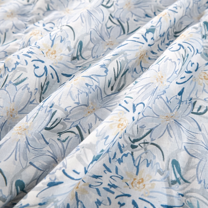 91家纺网 家纺一手货源 找家纺 金昱纺 2026春夏新款A类全棉双层纱棉花单夏被夏凉被空调被 香忆源-兰