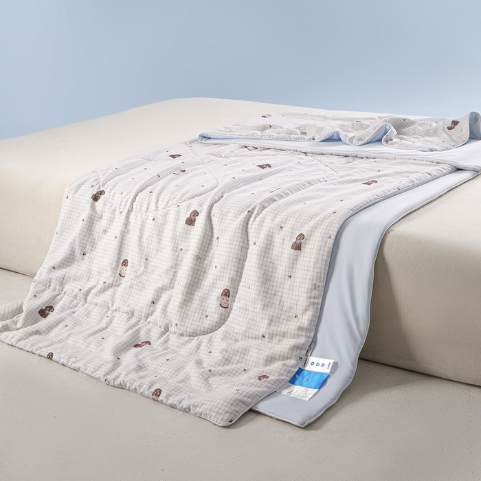 91家纺网 家纺一手货源 找家纺 （总）金昱纺 2026春夏新款A类全棉双层纱棉花单夏被夏凉被空调被