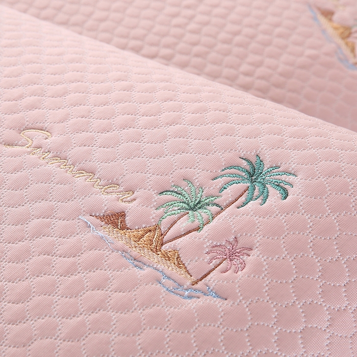 91家纺网 家纺一手货源 找家纺 （总）小牛席业 2026新款海岛夏日冷感豆豆夏凉枕套凉席枕套冰丝枕套竹枕套藤枕套