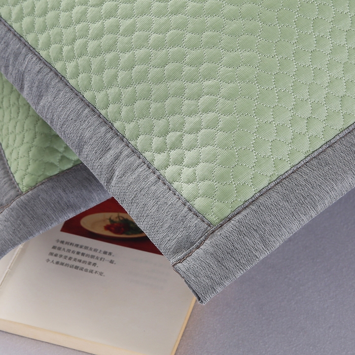 91家纺网 家纺一手货源 找家纺 小牛席业 2026新款海岛夏日冷感豆豆夏凉枕套 绿色