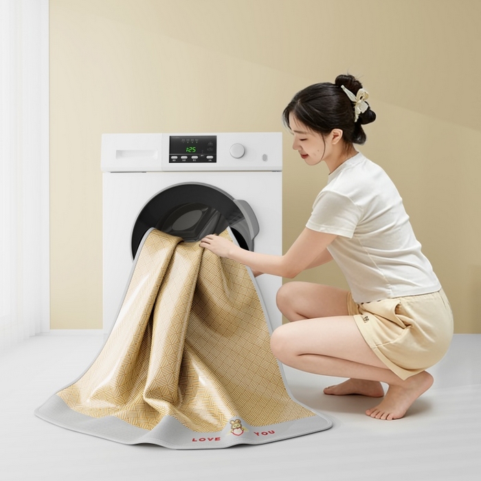 91家纺网 家纺一手货源 找家纺 福来临家纺 2026新款凉感冰丝席萌宠布布床笠款 萌宠布布-咖