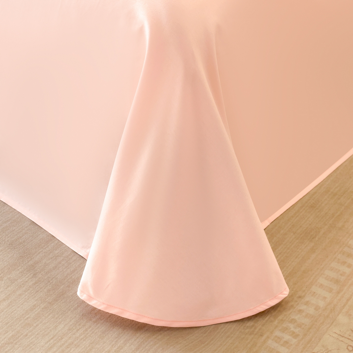 91家纺网 家纺一手货源 找家纺 绒掌柜家纺（品质焕新） 2026新款喷气全棉纯棉刺绣宽边四件套-清韵系列-版权产品-礼盒装 清韵-玉颜粉