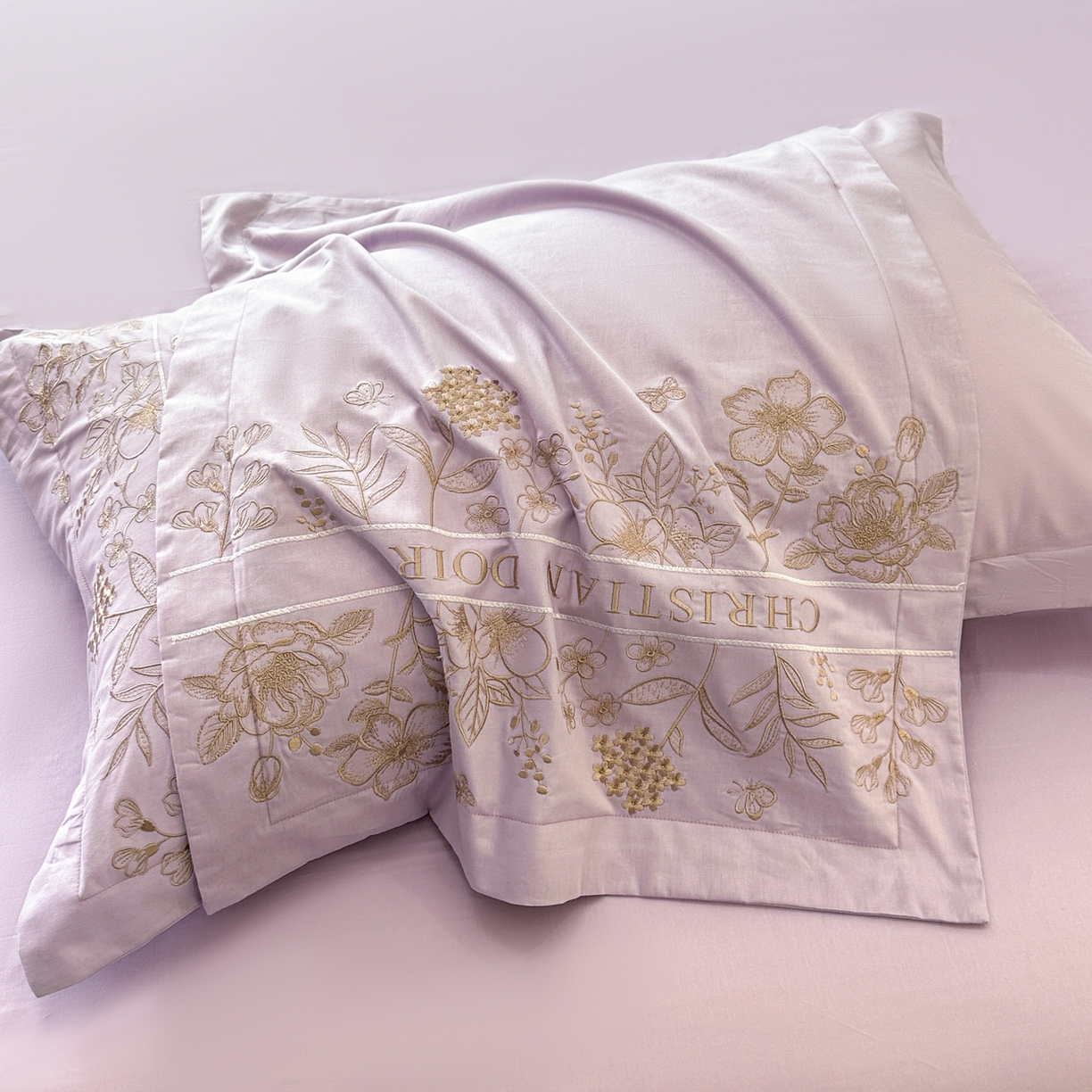 91家纺网 家纺一手货源 找家纺 绒掌柜家纺（品质焕新） 2026新款喷气全棉纯棉刺绣宽边四件套-清韵系列-版权产品-礼盒装 清韵-香芋紫